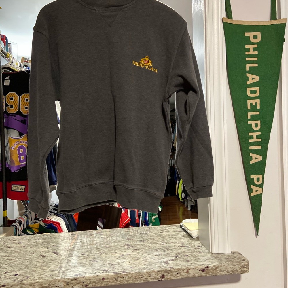 Trump Plaza Charcoal Crewneck Sweater